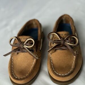 Toddler Brown Sperry Boat Shoes
